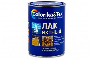 Лак ЯХТНЫЙ "Colorika&Tex" глянцевый 0,8л