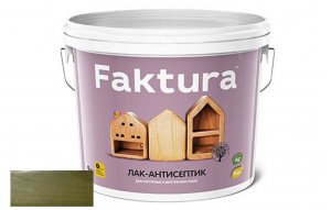 Лак-антисептик FAKTURA 2,7 еловая зелень акриловый шелк-матовый