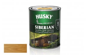 HUSKY SIBERIAN ЛАЗУРЬ 0,9л п/глянцевый дуб