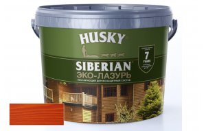 HUSKY SIBERIAN ЛАЗУРЬ 9л п/глянцевый рябина