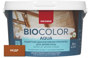 NEOMID Bio Color AQUA Кедр 9л