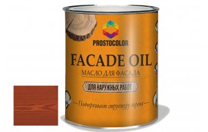 PROSTOCOLOR масло для фасада каштан 0,75л